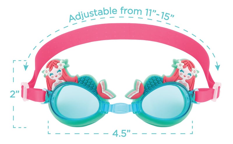 Stephen Joseph Swim Goggles, Mermaid - Image 5